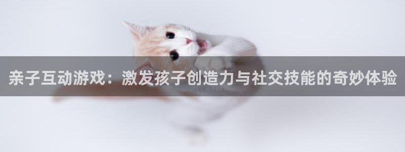 杏宇娱乐平台最新版下载官网安装：亲子互动游戏：激发孩子创造力