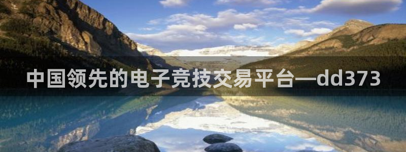 杏宇注册：中国领先的电子竞技交易平台—dd373